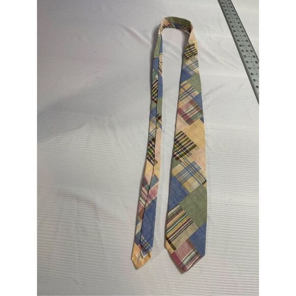 Ritner’s Talbots Vintage Madras Neck Tie - Picture 3 of 6